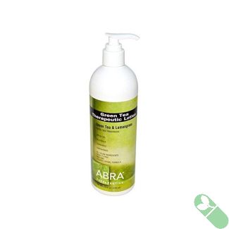 Abra Therapeutics Green Tea Lotion 16 Oz Organic Herbal Extracts