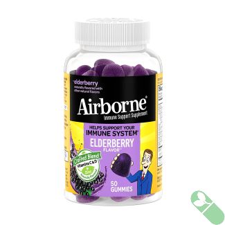Airborne Elderberry Immune Support Gummies with Antioxidants