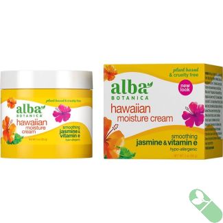 "Texture of Alba Botanica Hawaiian Moisture Cream Jasmine & Vitamin E"

