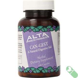 Alta Health Can Gest Natural Digestive Aid 100 Count Herbal Supplement