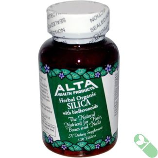 "Alta Health Silica with Bioflavonoids 120 Tablets bottle front view"