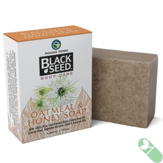 Amazing Herbs Body Care Black Seed Soap 4.25 Oz Pure Cold Pressed