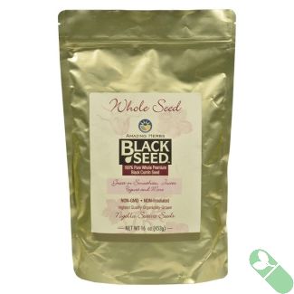 Amazing Herbs Whole Premium Black Cumin Seed Gluten Free Supplement