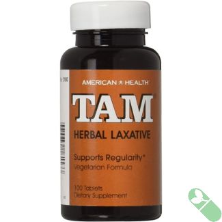 American Health TAM Herbal Laxative Tablets Supports Regularity