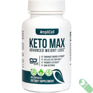 Amplicell Keto Max Gobhb Weight Loss Energy Boost Supplement 60 Caps