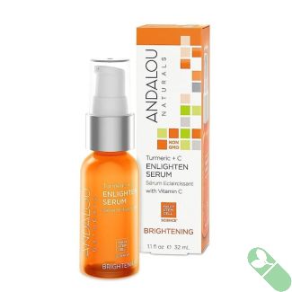 Andalou Naturals Turmeric Plus C Enlighten Serum 1.1 fl oz Cruelty Free