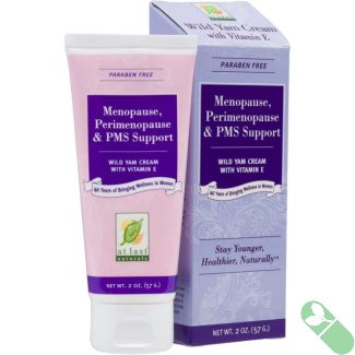At Last Naturals Menopause Relief Wild Yam Cream Vitamin E 2 Oz