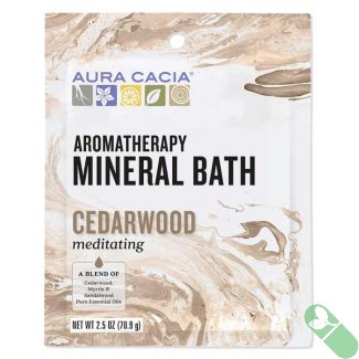 Aura Cacia Aromatherapy Mineral Bath 2.5 oz No Animal Testing