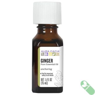 Aura Cacia Pure Essential Oil Anchoring Ginger 0.5 fl oz