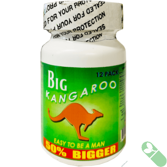 Big Kangaroo For Men Sexual Enhancement 1500mg 12 Pils Bottle