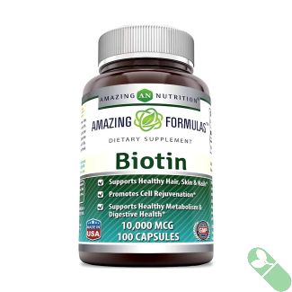 Elevate your beauty and wellness routine with high-potency Biotin 10,000mcg capsules, your daily partner in supporting hair, skin, and nail health.