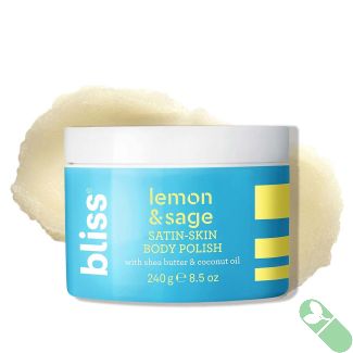 Bliss Lemon & Sage Satin-Skin Body Polish with Shea Butter