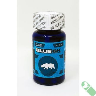 Blue 6k Rhino 6 Count Bottle Premium Male Enhancement