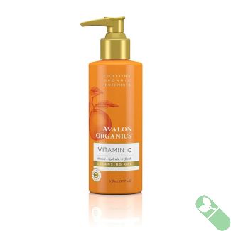 Cleansing Gel Vitamin C 6 Oz Avalon Organics Dermatologist Tested