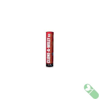 Clone-A-Willy Vibrating Dildo Kit boxed package with red and black design

