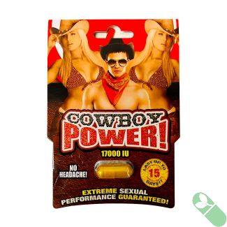 Boost your stamina and performance in the bedroom with Cowboy Power Male Enhancement Capsules, featuring a potent blend of natural ingredients.