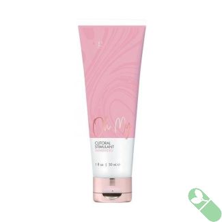 "Hand applying Crazy Girl Oh My Clitoral Stimulant warming gel during foreplay"

