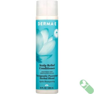 Derma E Vegan Scalp Relief Conditioner Psorzema Herbal Blend 10 Oz
