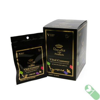 DoseVital VIP Vital Gummy with Caviar & Tongkat Ali Powder, 24 Bags