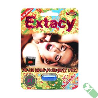 Extacy Male Enhancer 2750pwr Pill - Triple Maximum Sex Pill for Men