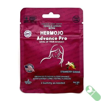 HERMOJO Strawberry Banana Halal Gummies Femail Enhancer Gelatin Free