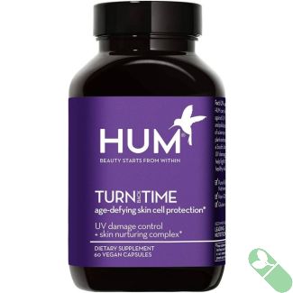 Hum Turn Back Time Uv Damage Control Supplement 60 Vegan Caps