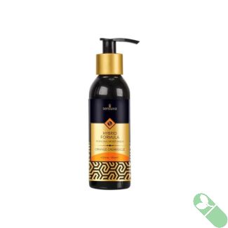 "SENSUVA Hybrid Personal Moisturizer Orange Creamsicle 4 oz bottle with blue and orange label"

