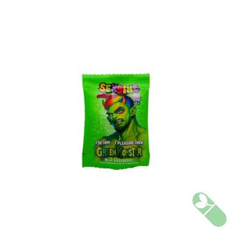 Sex9ine Green Monster For Him Blue Raspberry Pleasure Chew 20 pack display box
