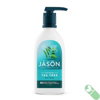 Jason Vegan Purifying Tea Tree Body Wash 30 Oz Biodegradable Formula