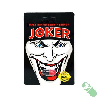 Joker Male Enhancement & Energy Capsule designed to invigorate and enhance male vitality with a unique B12-infused herbal blend