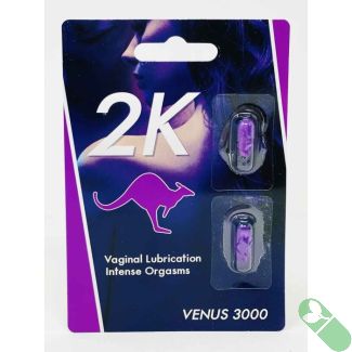 Kangaroo 2K Violet Venus 3000 female sexual enhancer 2 pills pack