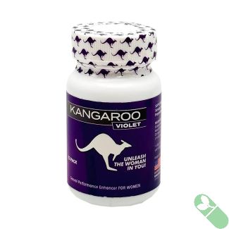 Kangaroo Violet Female Performance Enhancer Pill for boosting libido and energy in women.