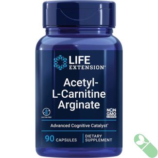 Life Extension Acetyl L Carnitine Arginate 90 Caps Brain Health