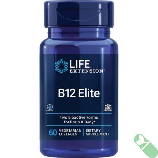 Life Extension B12 Elite 60 Vegetarian Lozenges Brain Health