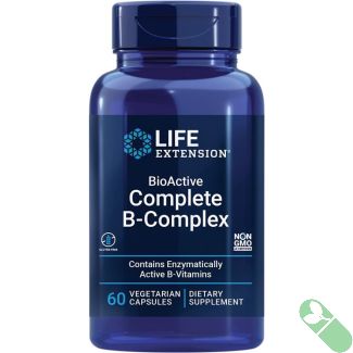 Life Extension BioActive Complete B Complex 60 Vegetarian Caps