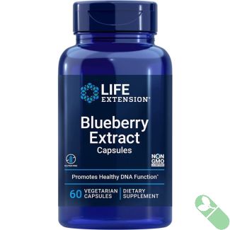 Life Extension Blueberry Extract 60 Veggie Caps Brain Health Support