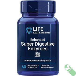 Life Extension Enhanced Super Digestive Enzymes 60 Vegetarian Caps