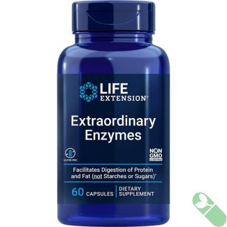 Life Extension Extraordinary Enzymes 60 Caps Digestion Supplement