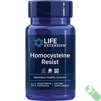 Life Extension Homocysteine Resist 60 Vegetarian Caps Brain Health