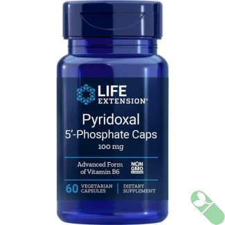 Life Extension Pyridoxal 5 Phosphate 100 mg 60 Caps Nerve Health