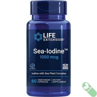 Life Extension Sea Iodine 1000 mcg Salt Free 60 Veggie Caps