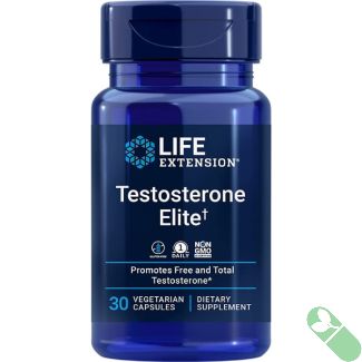 Life Extension Testosterone Elite 30 Vegetarian Caps Non GMO