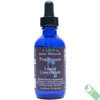 Liquid Concentrate Potassium Supplement 2 Oz Eidon Ionic Minerals
