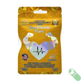 Men Potentia Halal Male Enhancer 5 Banana Gummies Gelatin Free
