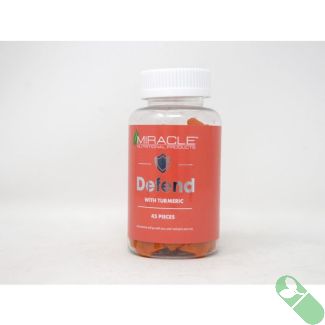 Miracle Defend Support Turmeric 45 Pcs Bottle Gummies