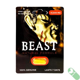 BEAST natural male enhancement formula, boasting a 41,000mg blend for a week of improved stamina and energy.
