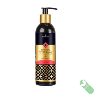 "Discreetly packaged Sensuva Natural Water-Based Personal Moisturizer Watermelon"

