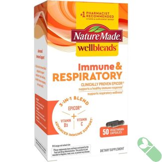 Nature Made Wellblends Immune & Respiratory Immune Support 50 Caps
