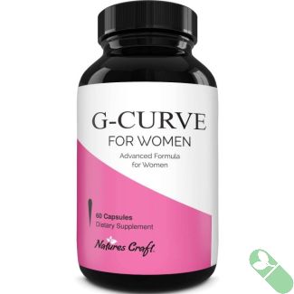 Label showing large 1560 mg capsules for female enhancement by Natures Craft

