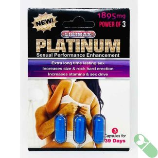 New Platinum 1895mg 39 Days Male Enhancement 3 Pills Pack